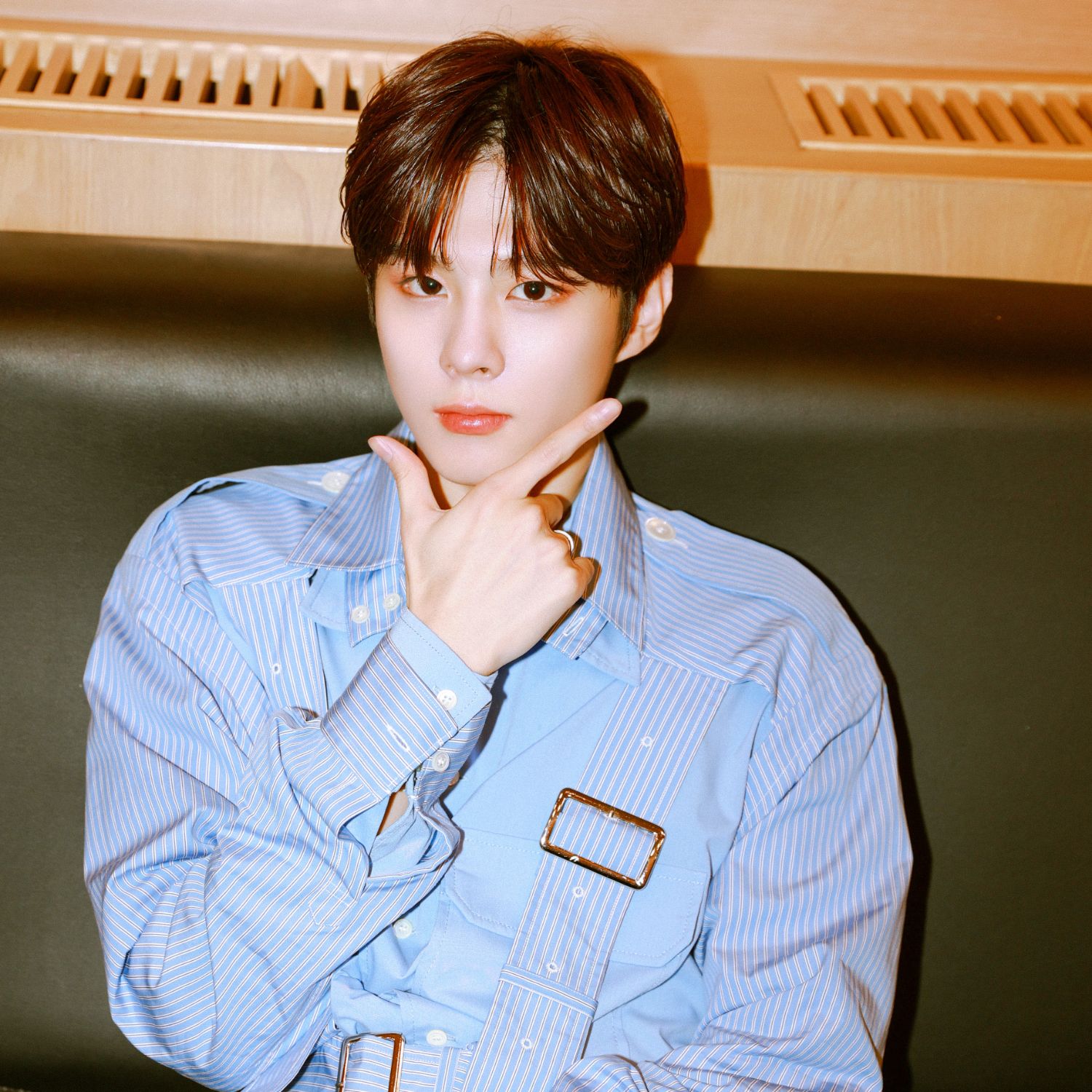 A moment captured by Kim Wooseok's fan