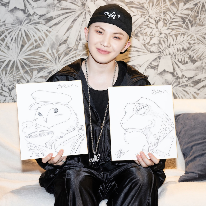 Recent activity shot of Woozi (SEVENTEEN)