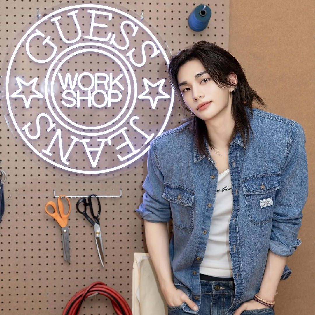 Recent activity shot of Hyunjin (Stray Kids)