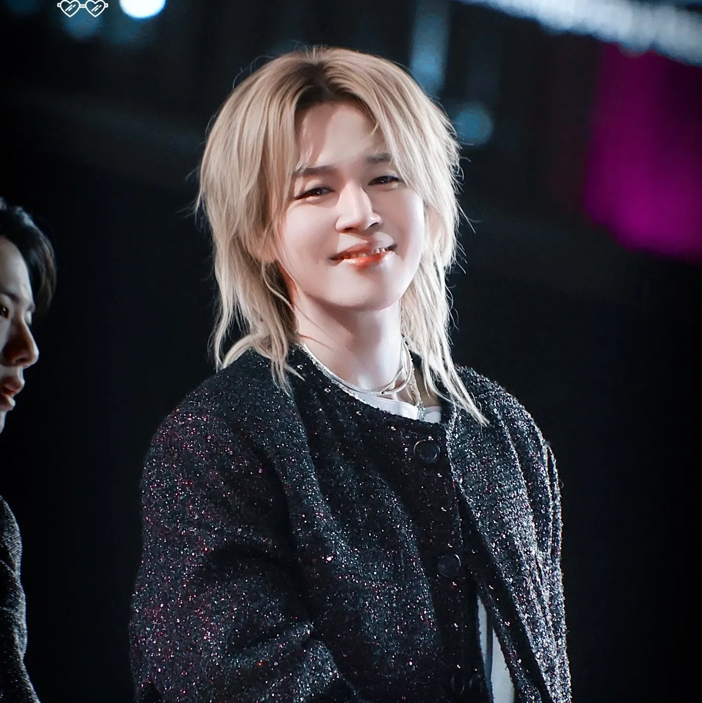 Recent activity shot of Jimin (BTS)