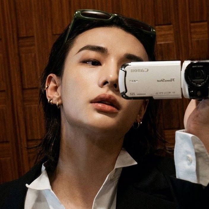 A moment captured by Hyunjin (Stray Kids)'s fan