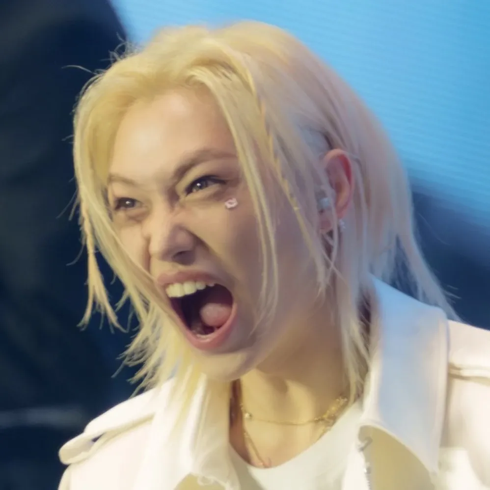 A moment captured by Stray Kids's fan