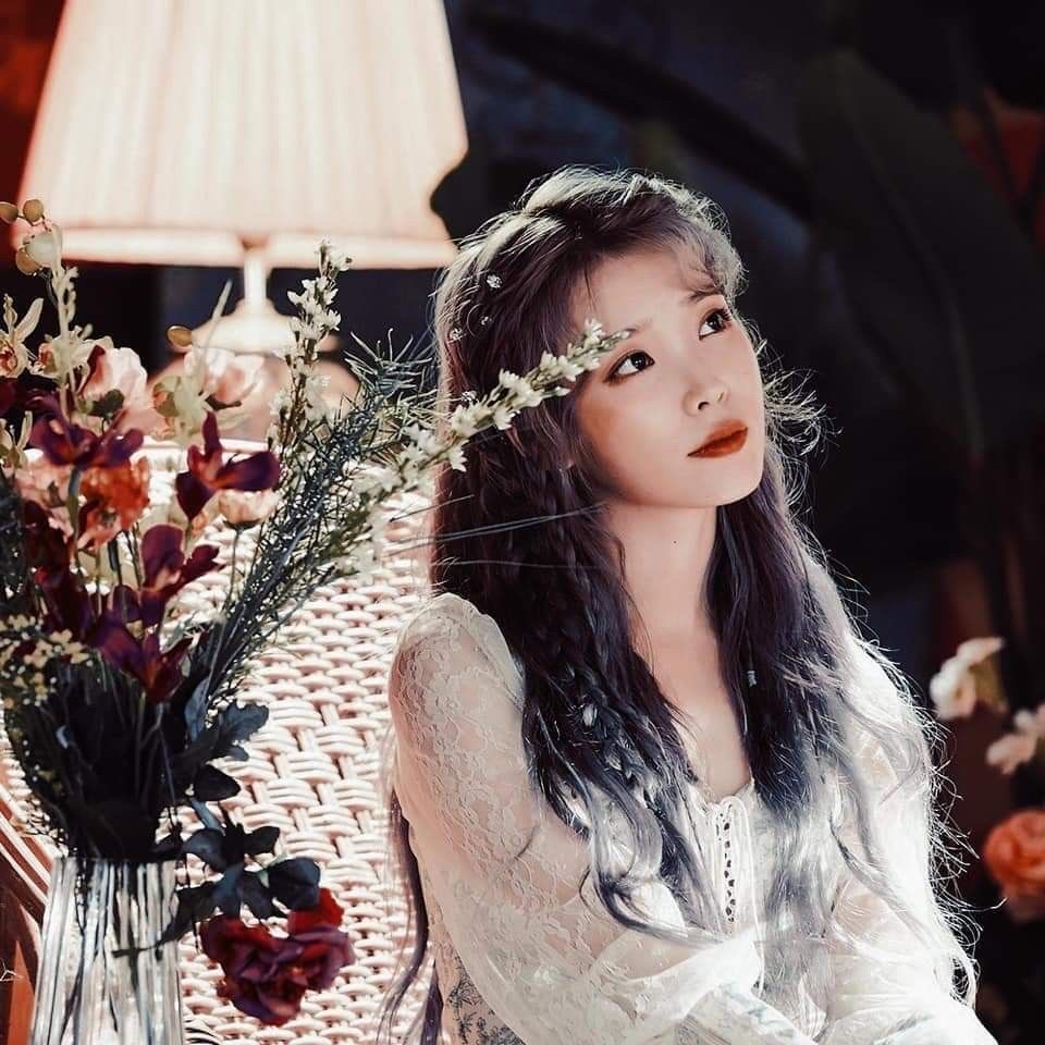 IUの舞台裏ショット