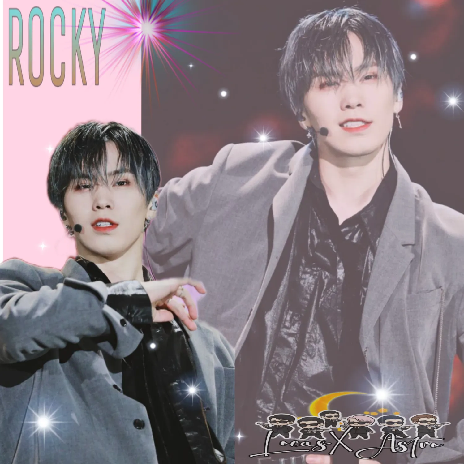 A moment captured by Rocky's fan