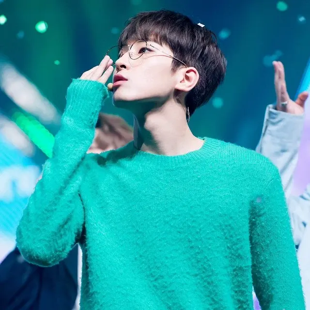 A moment captured by Wonwoo (SEVENTEEN)'s fan