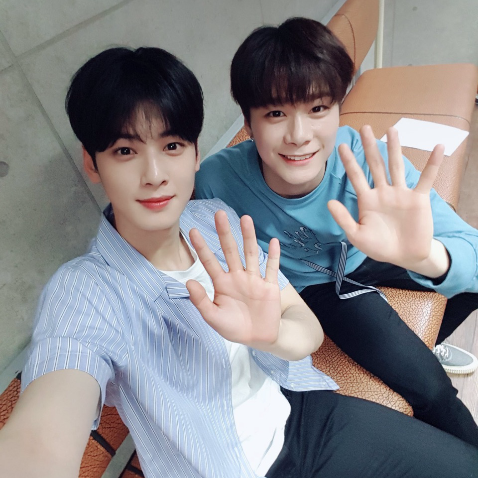 Recent activity shot of Eunwoo (ASTRO)