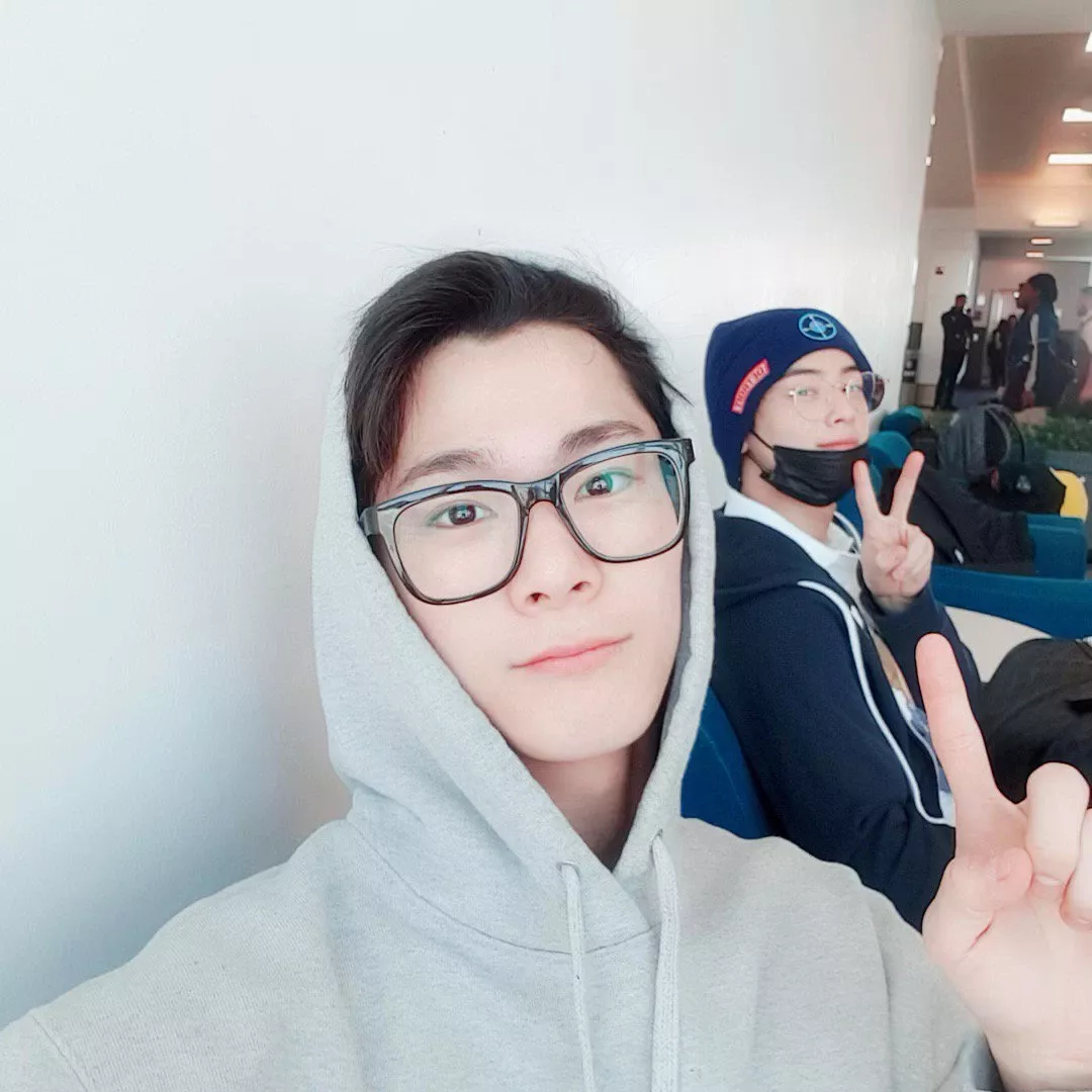 Recent activity shot of Moonbin (ASTRO)