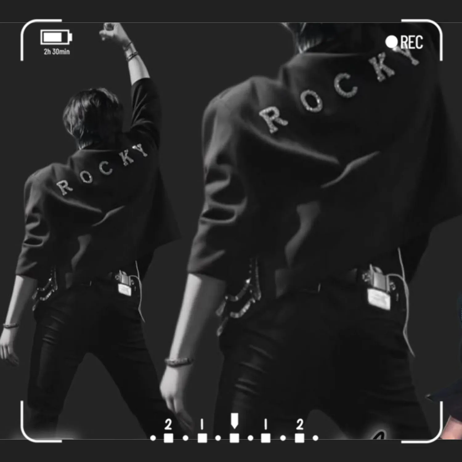 A moment captured by Rocky's fan