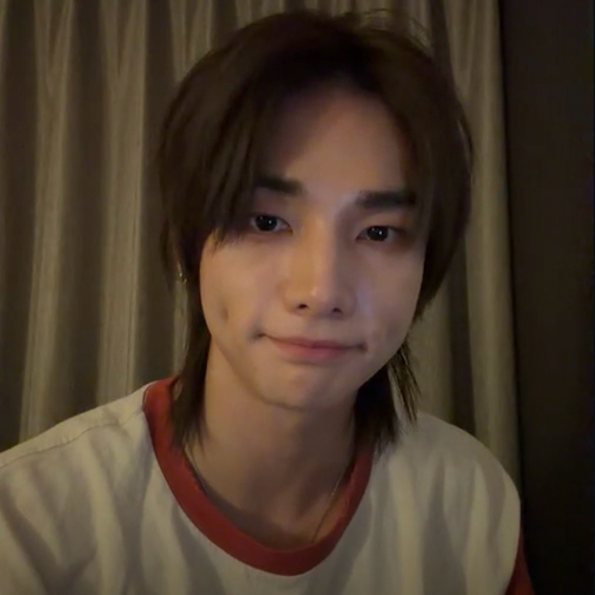 A moment captured by Stray Kids's fan