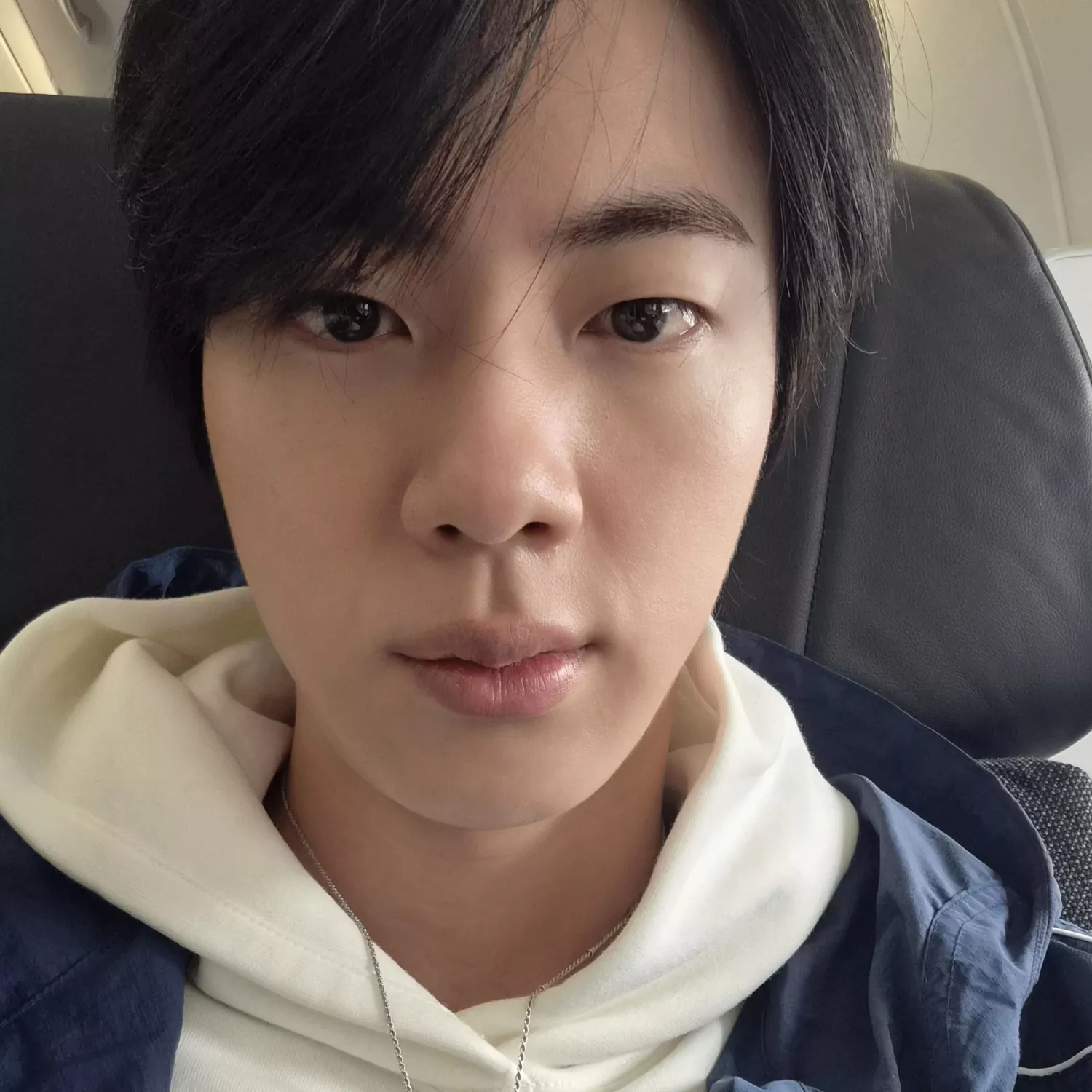 Recent activity shot of Jin (BTS)