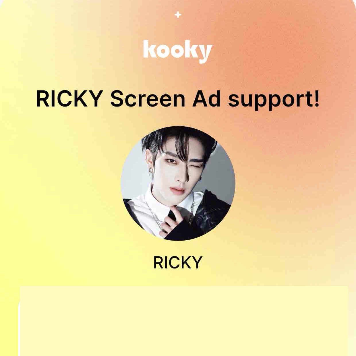 Recent activity shot of Ricky (ZEROBASEONE)