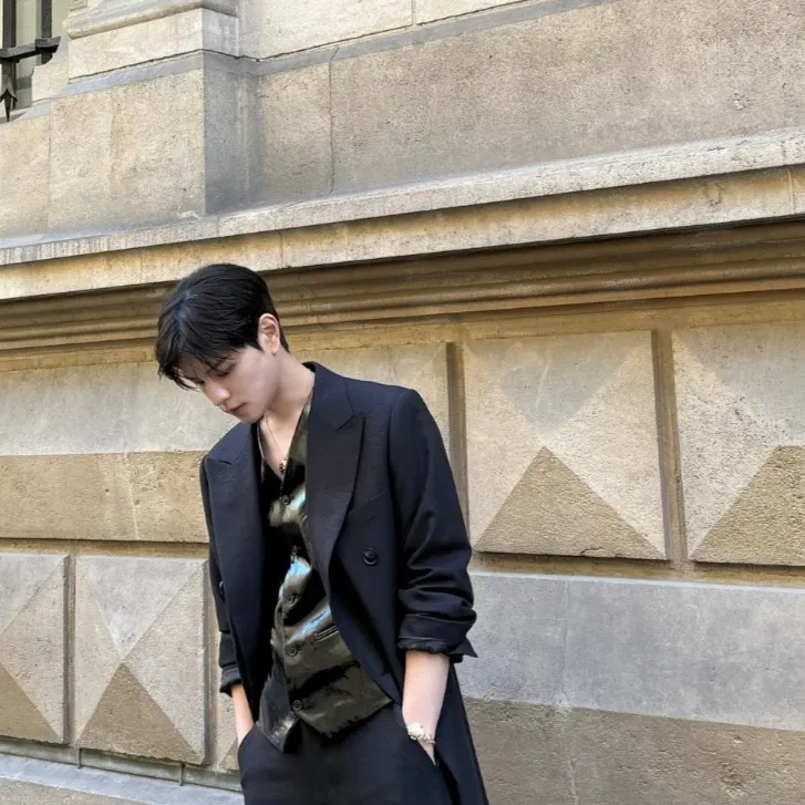 Recent activity shot of Seungmin (Stray Kids)