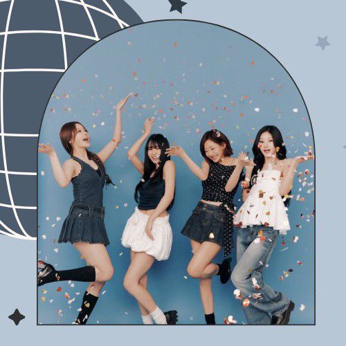 Recent activity shot of KISS OF LIFE