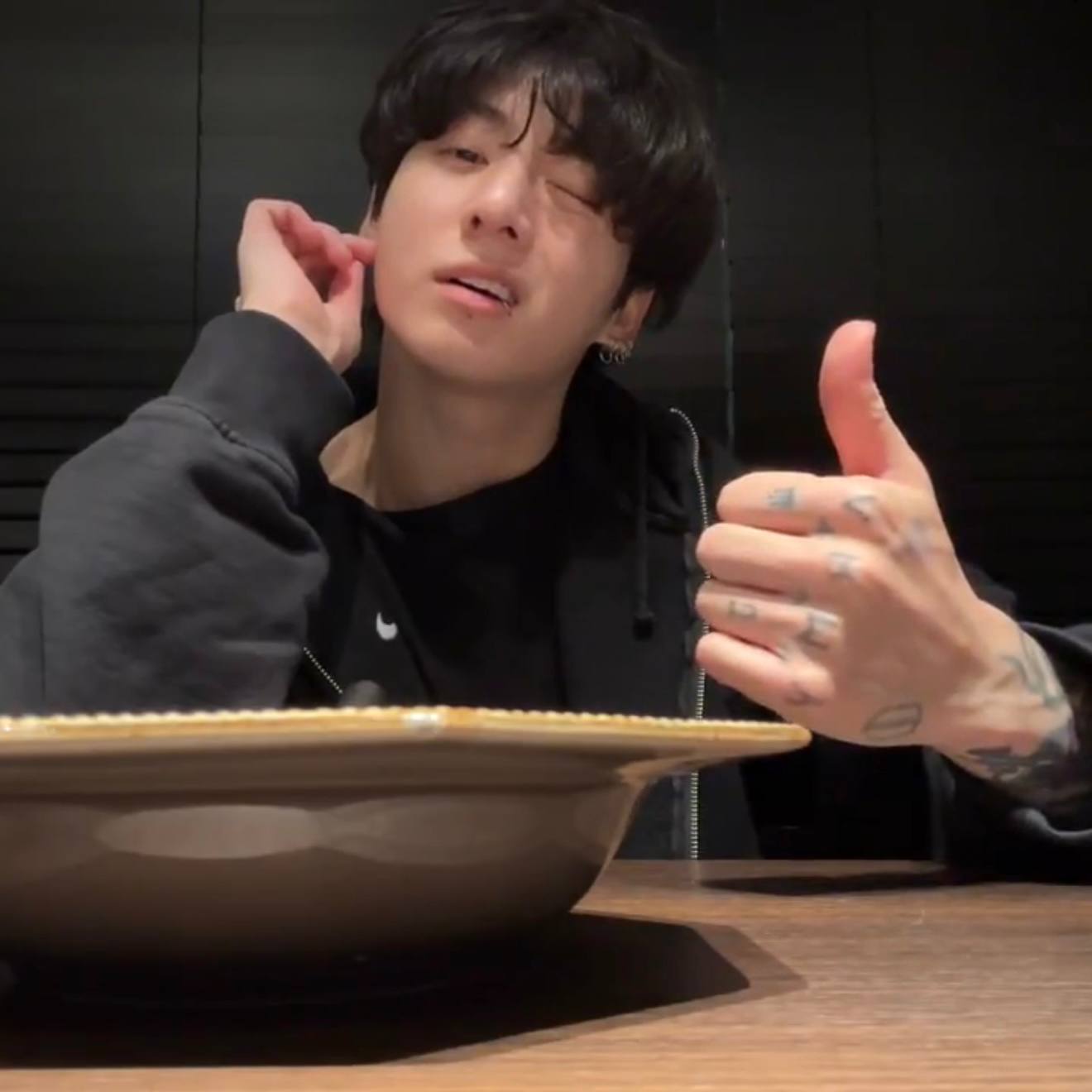 A moment captured by Jungkook (BTS)'s fan