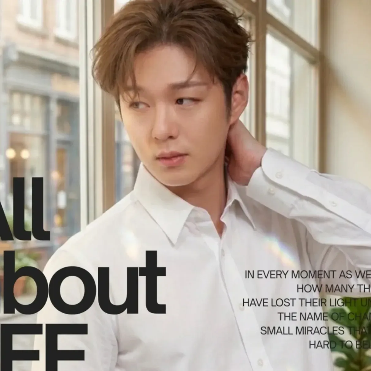 Recent activity shot of Lee Changsub (BTOB)