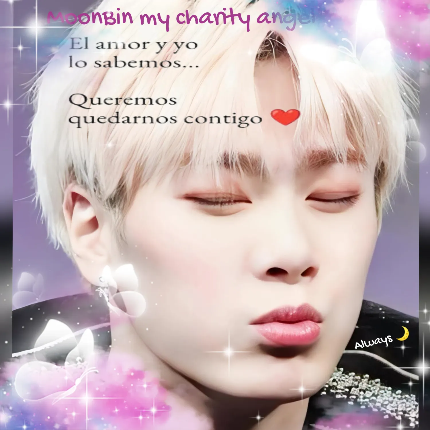 Recent activity shot of Moonbin (ASTRO)