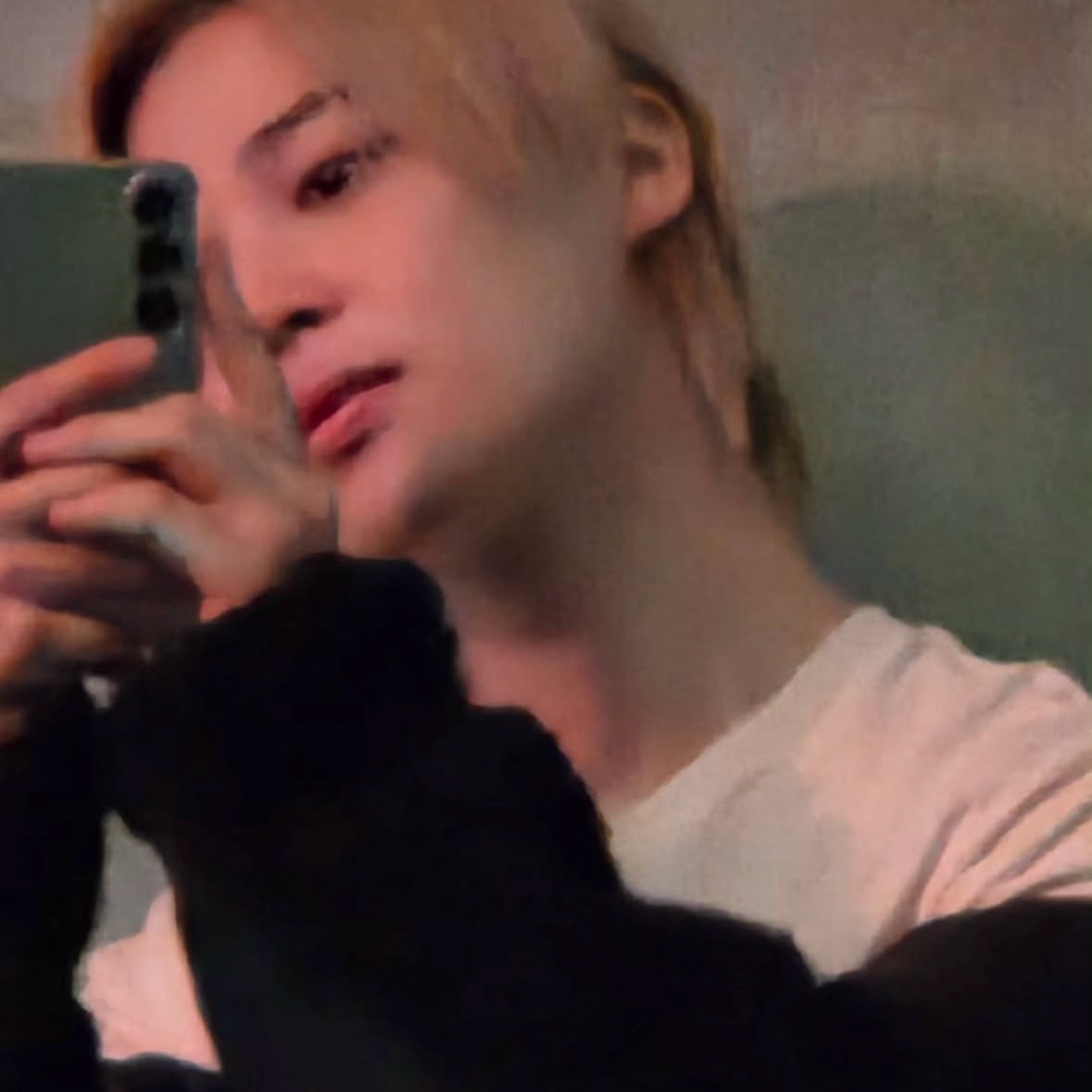 A moment captured by Jimin (BTS)'s fan