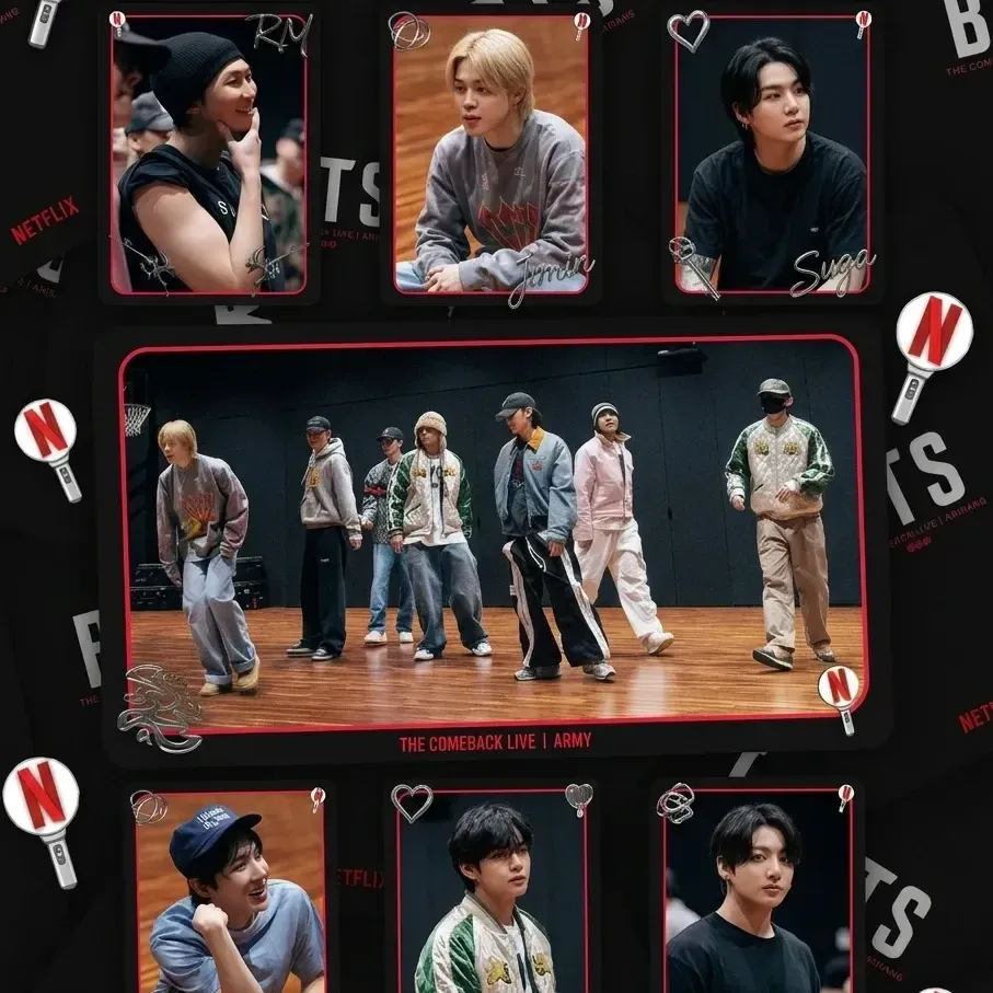 Recent activity shot of BTS