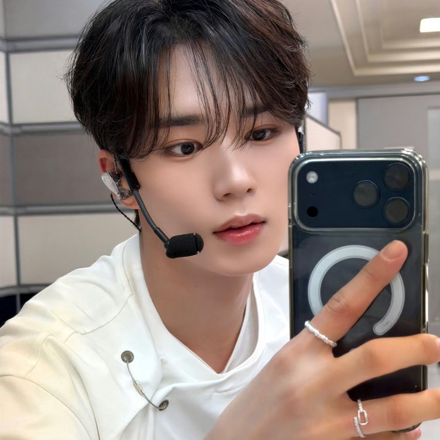 A moment captured by Kim Junseo (ALPHA DRIVE ONE)'s fan