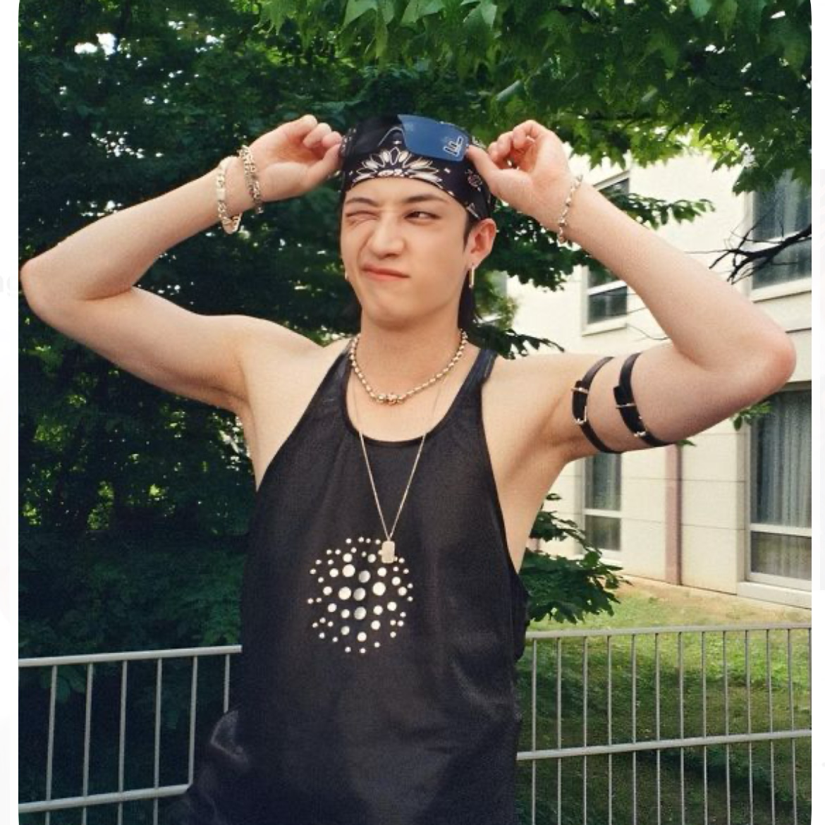 Recent activity shot of Bang Chan (Stray Kids)