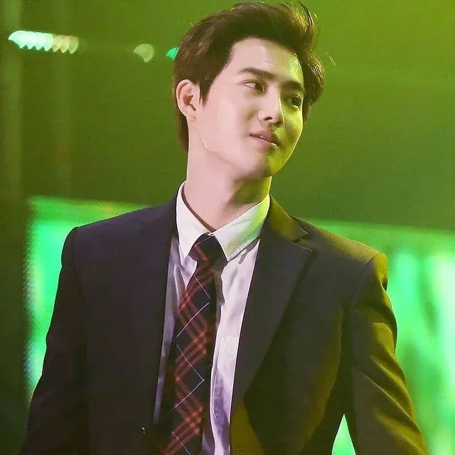 Recent activity shot of Suho (EXO)