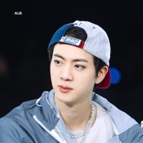 Recent activity shot of Jin (BTS)