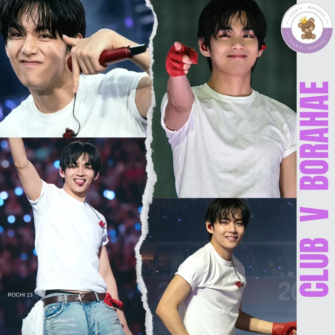 A moment captured by V (BTS)'s fan