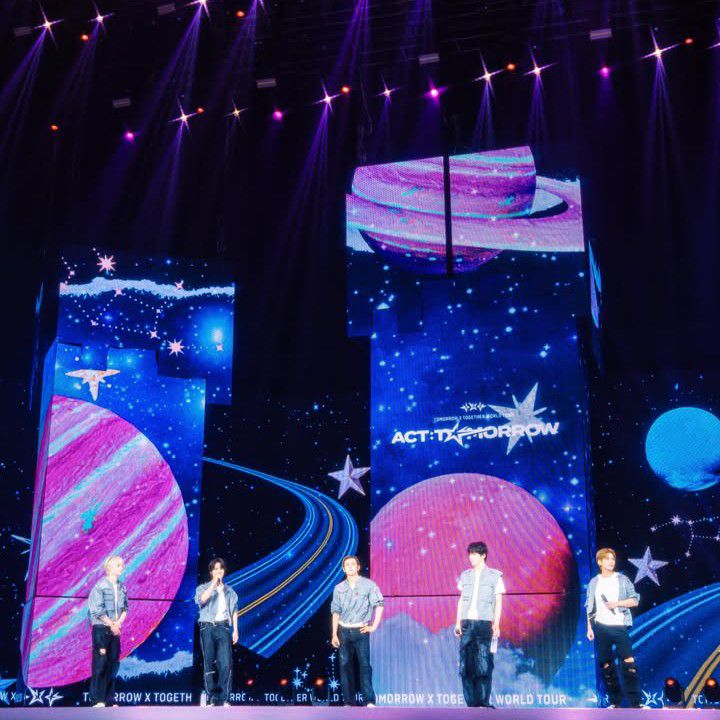 Recent activity shot of TOMORROW X TOGETHER