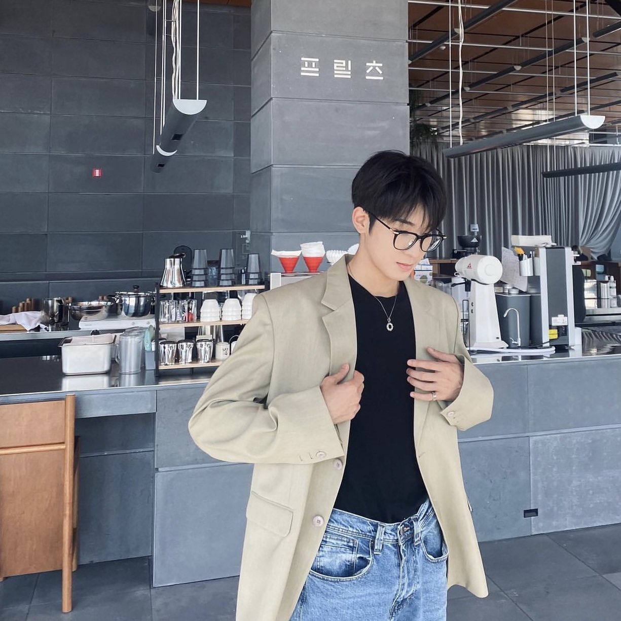 A moment captured by Wonwoo (SEVENTEEN)'s fan