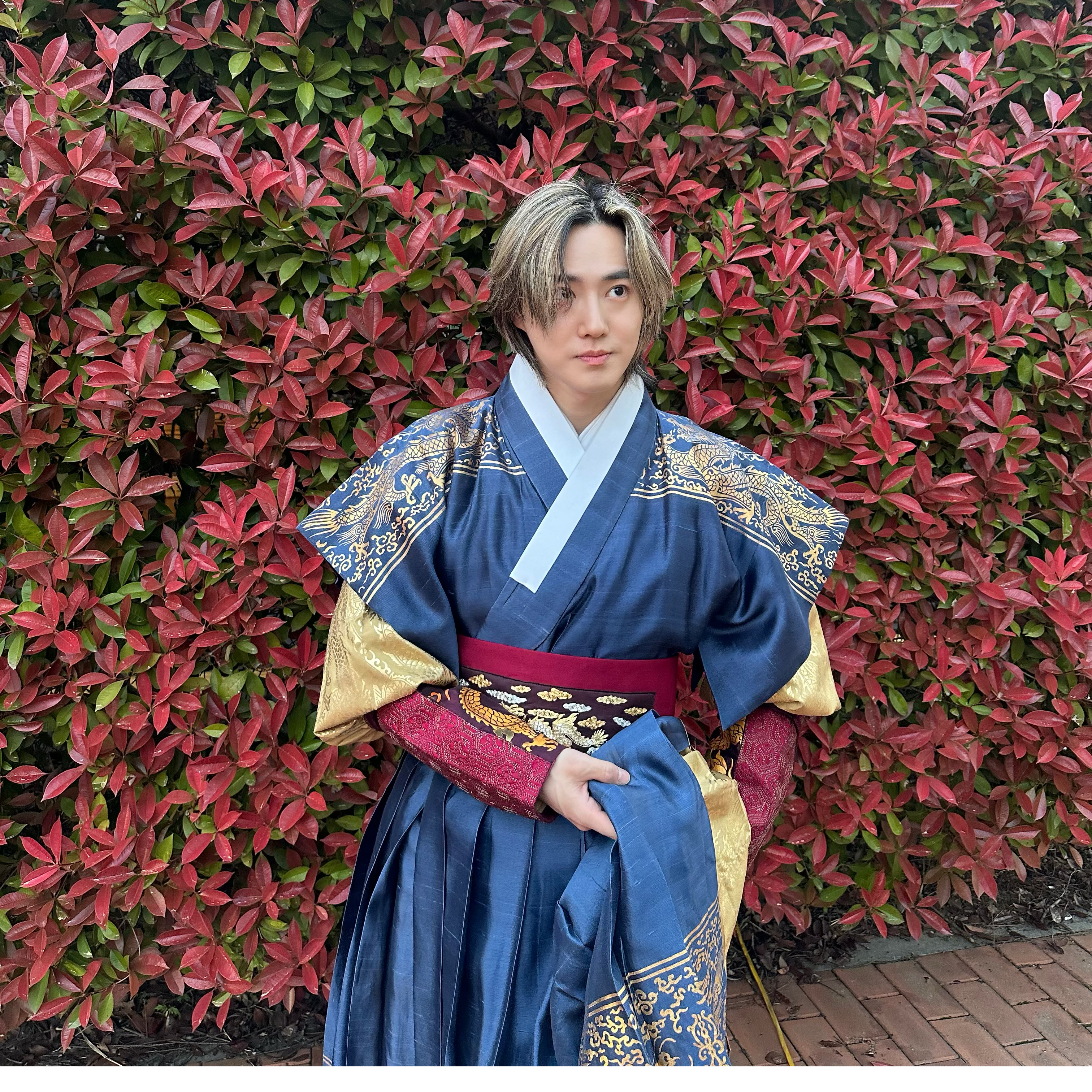 Behind-the-scenes cut of Suho (EXO)