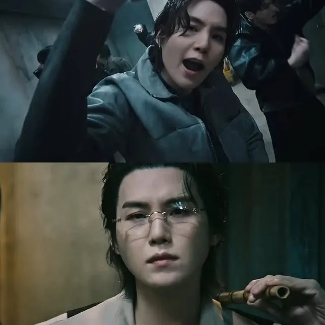 A moment captured by SUGA (BTS)'s fan