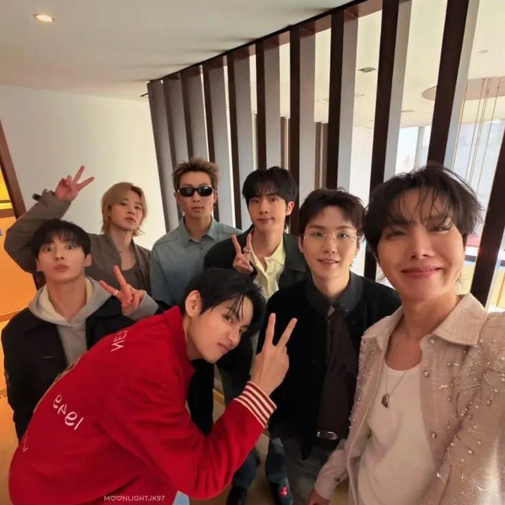 A moment captured by BTS's fan