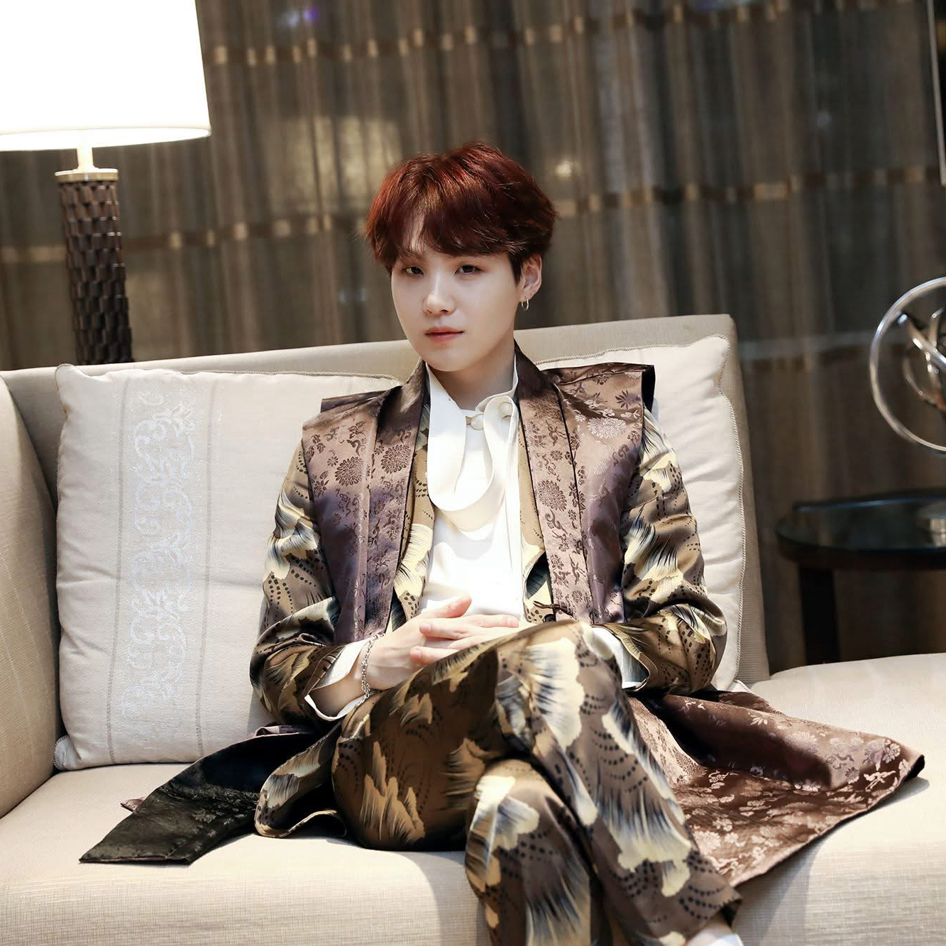 Recent activity shot of SUGA (BTS)