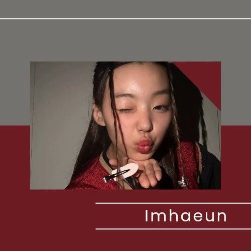 Behind-the-scenes cut of Haeun (Lapillus)