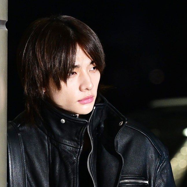 Recent activity shot of Hyunjin (Stray Kids)