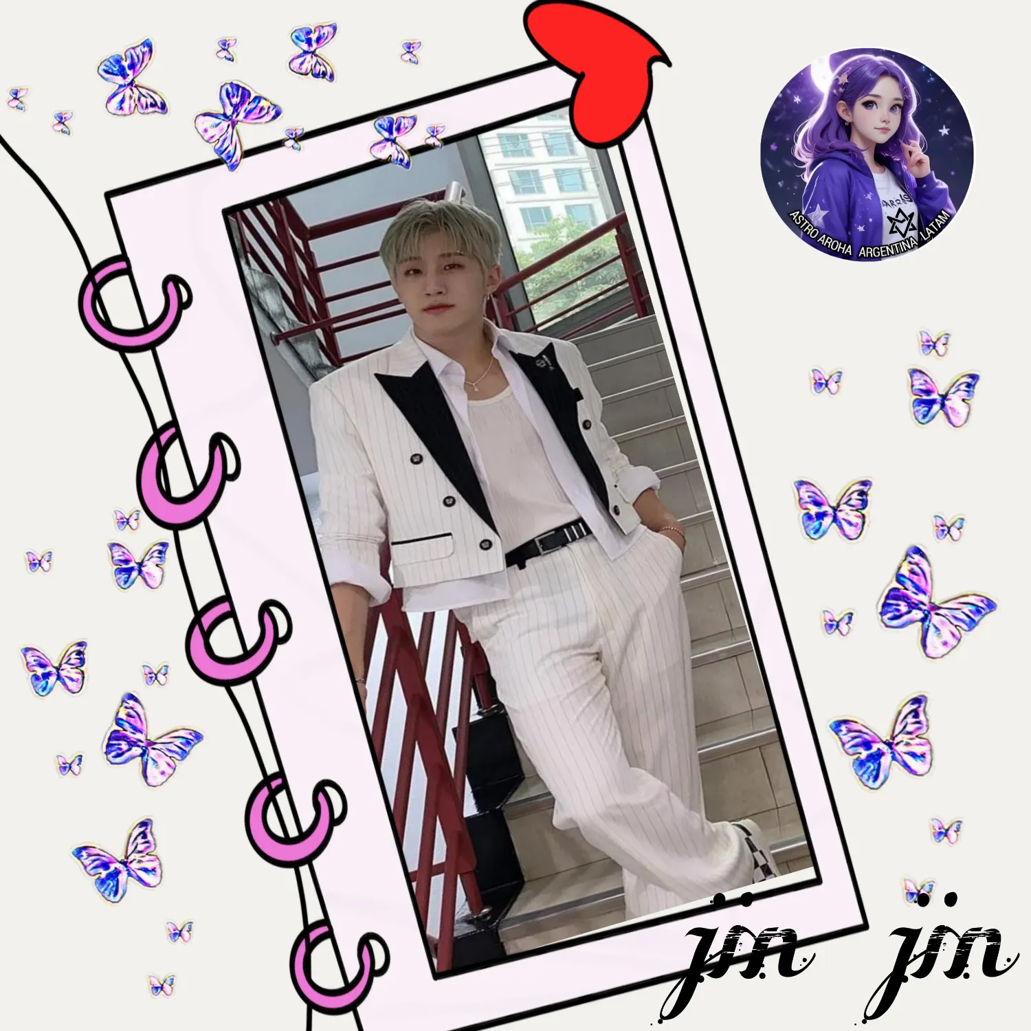 A moment captured by Jinjin (ASTRO)'s fan