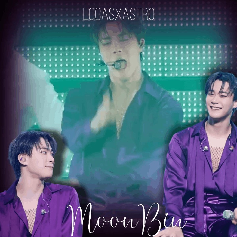 A moment captured by Moonbin (ASTRO)'s fan