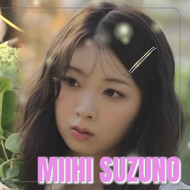 Behind-the-scenes cut of Miihi (NiziU)