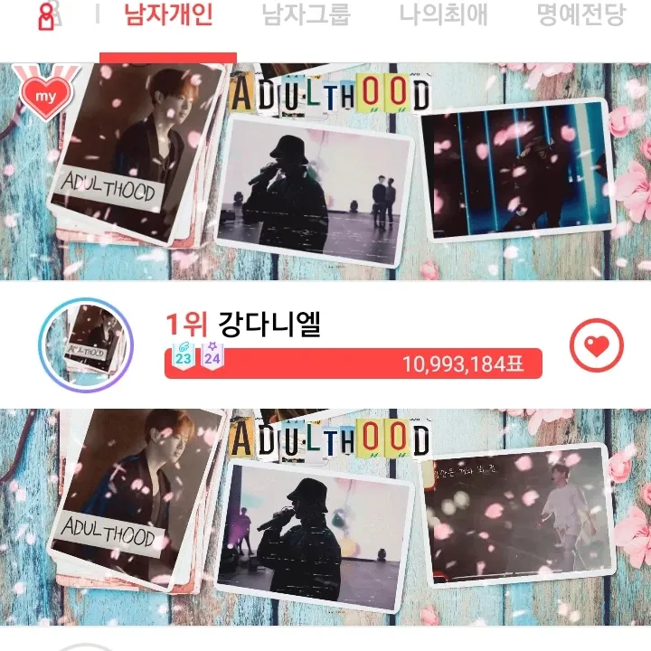 강다니엘의 비하인드 컷