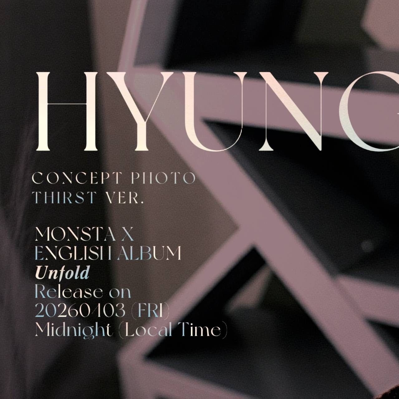 Recent activity shot of Hyungwon (MONSTA X)