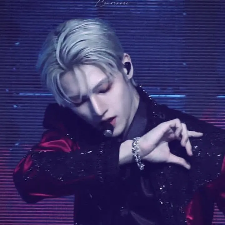 Recent activity shot of Wooyoung (ATEEZ)
