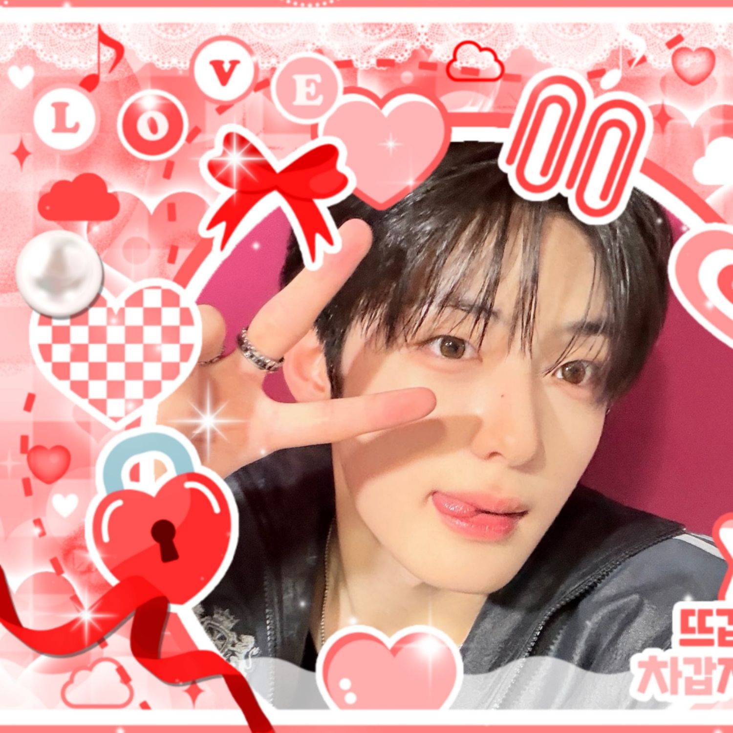 A moment captured by Chung Sanghyeon (ALPHA DRIVE ONE)'s fan