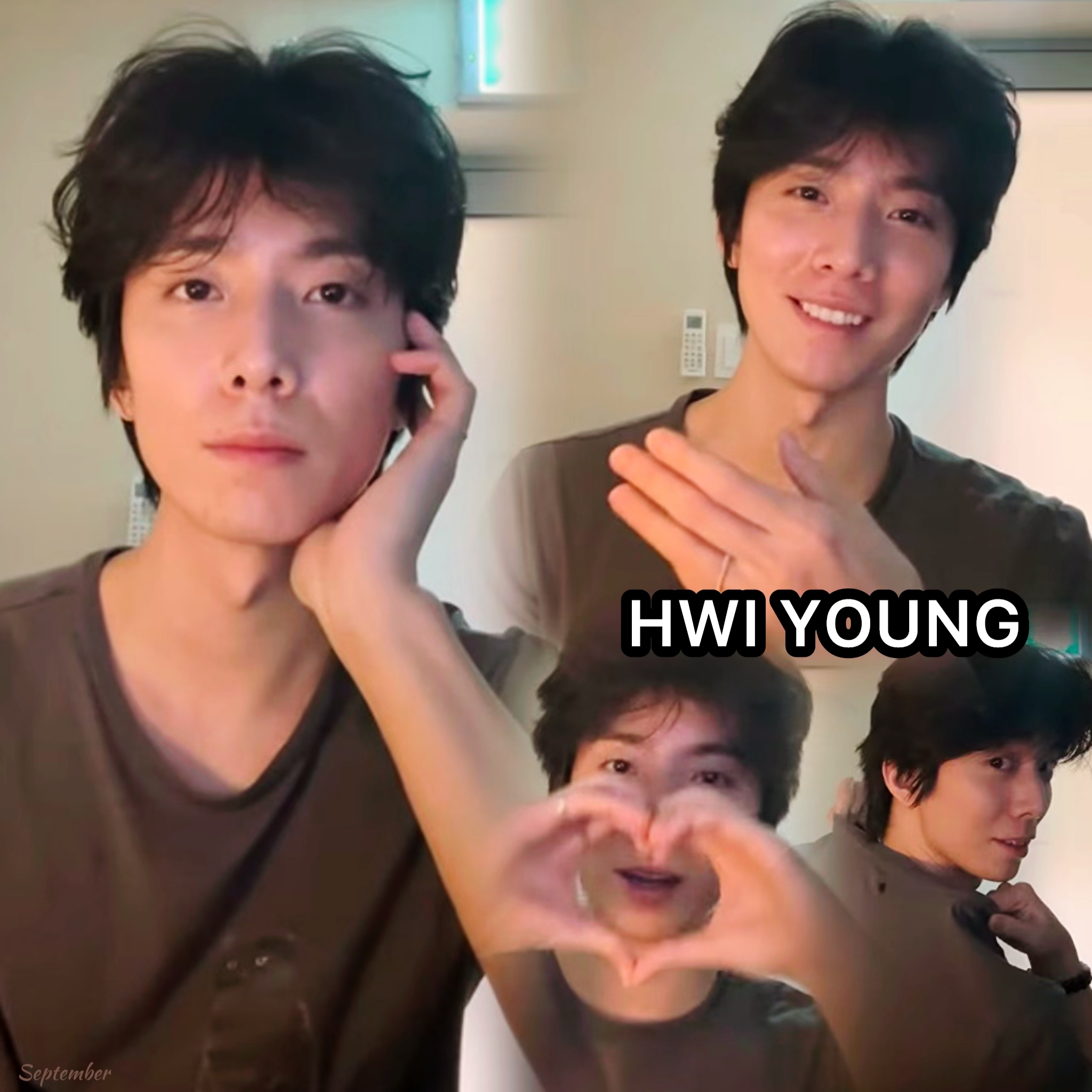 Recent activity shot of Hwiyoung (SF9)