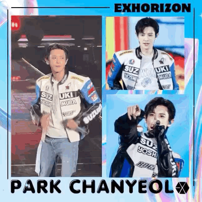 Recent activity shot of Chanyeol (EXO)