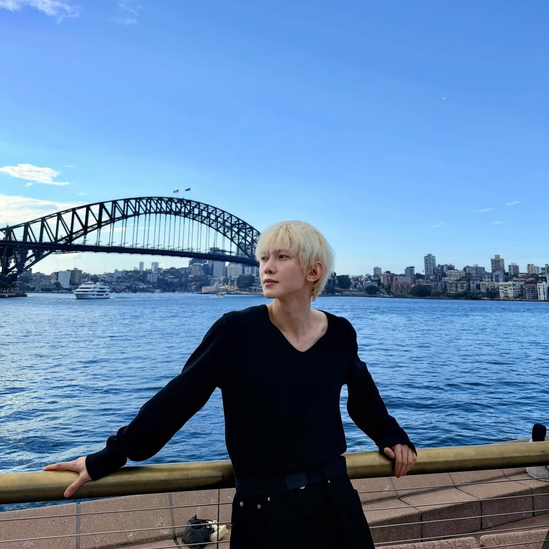 Recent activity shot of Yeosang (ATEEZ)