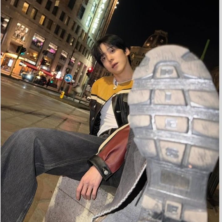 Behind-the-scenes cut of Yunho (ATEEZ)