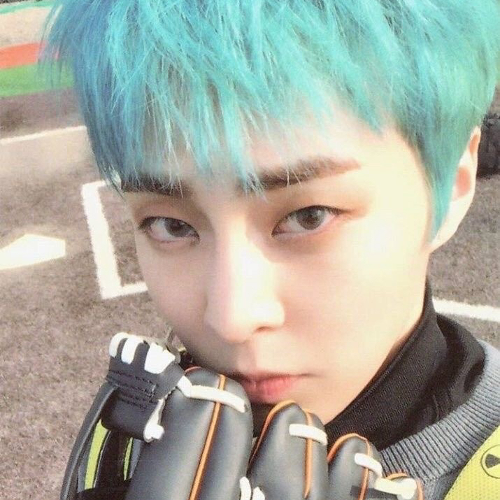 Recent activity shot of Xiumin (EXO)