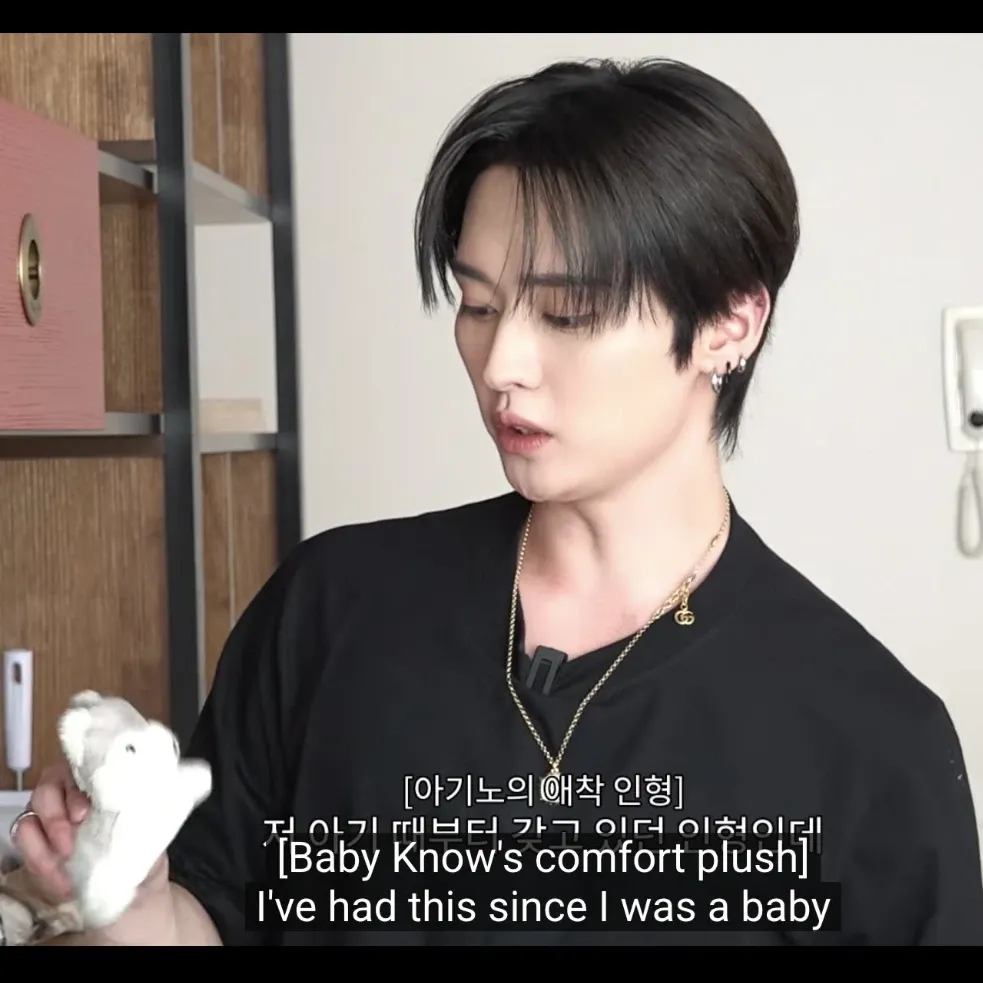 A moment captured by Stray Kids's fan