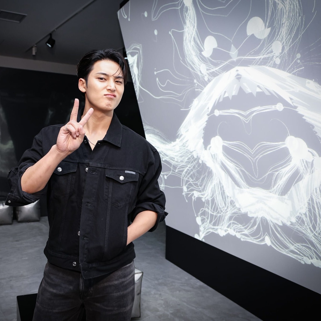 Recent activity shot of Mingyu (SEVENTEEN)