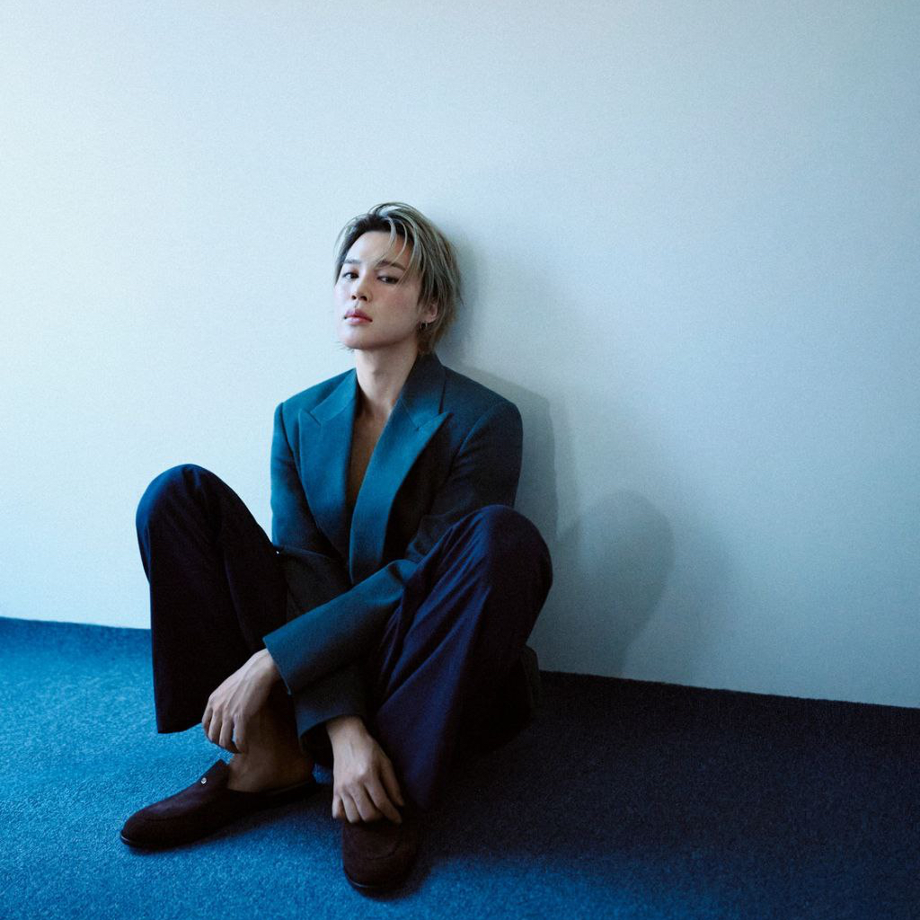 Recent activity shot of Jimin (BTS)